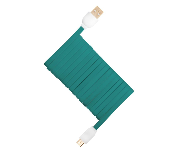 ARKAS USB-MICRO USB 3M Zielony - 1427011 - zdjęcie 2
